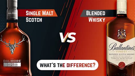 difference between single malt and blended scotch